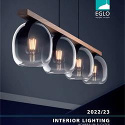 现代简约灯饰设计:Eglo 2022-2023年欧美现代灯具设计素材图片