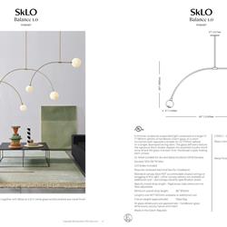 灯饰设计 Sklo 2022年捷克玻璃现代灯饰素材图片电子画册