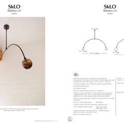 灯饰设计 Sklo 2022年捷克玻璃现代灯饰素材图片电子画册