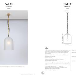 灯饰设计 Sklo 2022年捷克玻璃现代灯饰素材图片电子画册