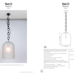 灯饰设计 Sklo 2022年捷克玻璃现代灯饰素材图片电子画册