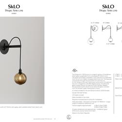 灯饰设计 Sklo 2022年捷克玻璃现代灯饰素材图片电子画册