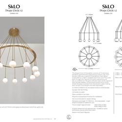 灯饰设计 Sklo 2022年捷克玻璃现代灯饰素材图片电子画册