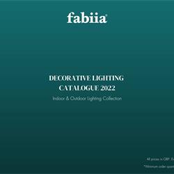 简约风格灯饰设计:Fabiia 2022年现代时尚灯饰设计素材图片