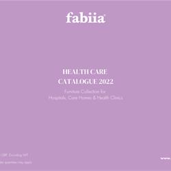 家具设计图:Fabiia 2022年英国医疗保健中心家具设计电子图册