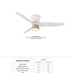 灯饰设计 Hinkley 2023年现代风扇灯吊扇灯电子目录