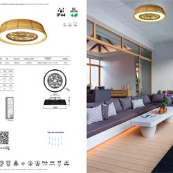 灯饰设计 Mantra 2023年欧美LED风扇灯吊扇灯图片电子目录