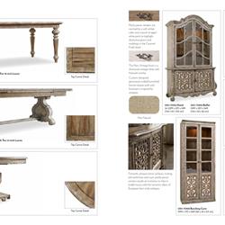 家具设计 Hooker 2023年美国实木餐厅家具产品图片
