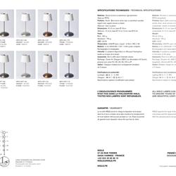 灯饰设计 Hisle 2023年法国无绳台灯设计素材图片电子目录