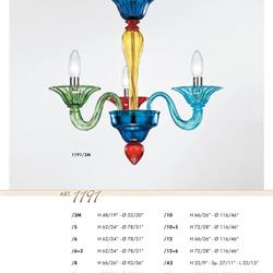 灯饰设计 Vetrilamp 2023年意大利玻璃水晶蜡烛灯饰图册