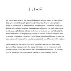 灯饰设计 Luxe 2023年美国玻璃水晶灯饰设计素材图片