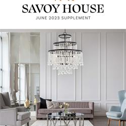 全铜灯饰设计:Savoy House 2023年新款美式家居吊灯设计图片