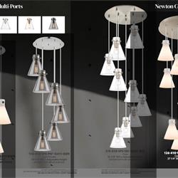 灯饰设计 Innovations 2023年多头玻璃吊灯设计素材图片电子书