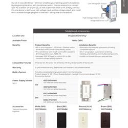 灯饰设计 Kichler 欧美室内线条LED灯具方案电子目录