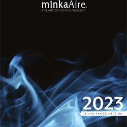 灯饰设计图:Minka Aire 2023年欧美流行风扇灯设计素材图片