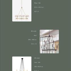 灯饰设计 Panini 2023年国外流行灯具设计素材图片电子目录