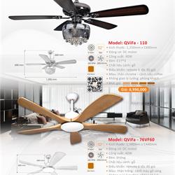 灯饰设计 quat tran Vifa 2024年越南风扇灯产品图片电子图册