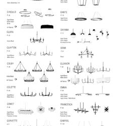 灯饰设计 Dainolite 2023年欧式灯设计产品图片电子目录
