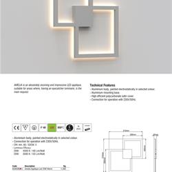 灯饰设计 Petridis 2023年现代LED壁灯设计产品图片电子目录
