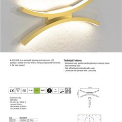 灯饰设计 Petridis 2023年现代LED壁灯设计产品图片电子目录