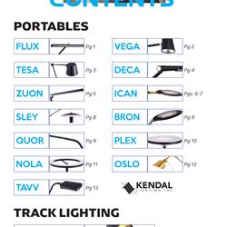 灯饰设计 Kendal 2023年欧美LED灯具照明计图片电子目录