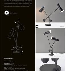 灯饰设计 Ads360 2023年最新简约台灯落地灯产品宣传册