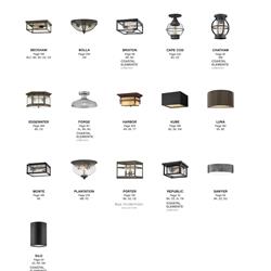 灯饰设计 美国灯饰品牌Hinkley 2024年户外灯饰产品图片
