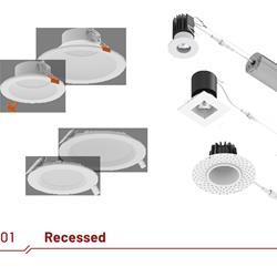 灯饰设计 Nora 国外商业办公照明LED灯具产品图片电子书