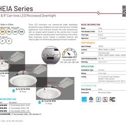 灯饰设计 Nora 国外商业办公照明LED灯具产品图片电子书