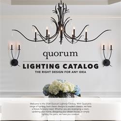 灯饰设计 Quorum 2024年最新美式灯具品牌产品图片电子图册