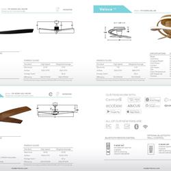 灯饰设计 Modern Forms 2024年新品LED风扇灯吊扇灯设计图片