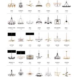 灯饰设计 Designers Fountain 2024年美式家居灯饰设计素材图片