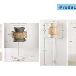 灯饰设计 Ilumitec 2024年巴拿马藤艺竹艺灯饰产品图片电子目录