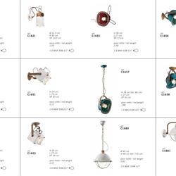 灯饰设计 Ferroluce 意大利五金灯具图片电子目录