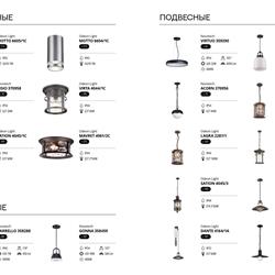 灯饰设计 Odeon & Novotech 2024年俄罗斯户外灯具产品图片电子书