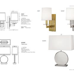 灯饰设计 Robert Abbey 2024年美国流行灯饰设计图片电子目录