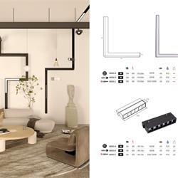 灯饰设计 Maxlight 2024年LED现代照明灯具产品图片电子书