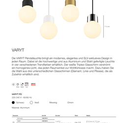 灯饰设计 SLV 2024年新款德国现代LED灯具产品图片电子目录