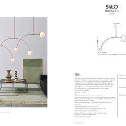 灯饰设计 Sklo 2024年捷克时尚玻璃灯饰素材图片电子画册