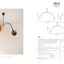 灯饰设计 Sklo 2024年捷克时尚玻璃灯饰素材图片电子画册