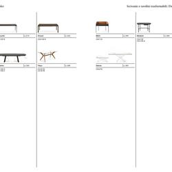 家具设计 Calligaris 2024年意大利现代家具桌子图片电子目录