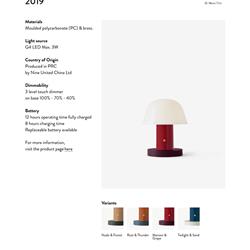 灯饰设计 &Tradition 2024年丹麦简约灯饰设计素材电子目录