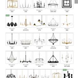 灯饰设计 Hunter 2024年美国灯饰设计素材图片电子目录