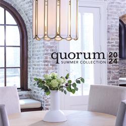 灯具设计 Quorum 2024年夏季美国豪华家居灯饰产品图片补充目录