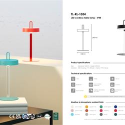 灯饰设计 Tangla 2024年欧美无绳灯具设计图片电子图册