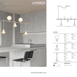 灯饰设计 Lumibright 2024年英国现代时尚简约灯具设计产品目录