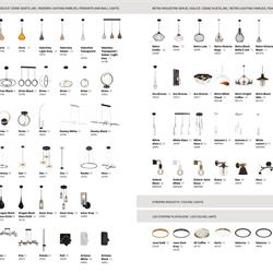 灯饰设计 Ferotehna 2024年欧美家居灯饰灯具设计电子目录