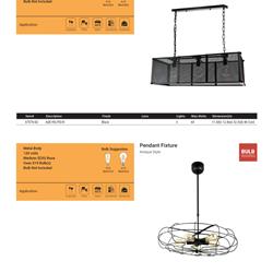 灯饰设计 Sunlite 2024年美国家居灯饰产品图片电子书