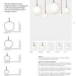 灯饰设计 Muuto 2024年现代北欧风格简约灯饰电子书