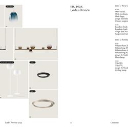 灯饰设计 Lodes 2025年意大利现代简约时尚灯饰设计图片